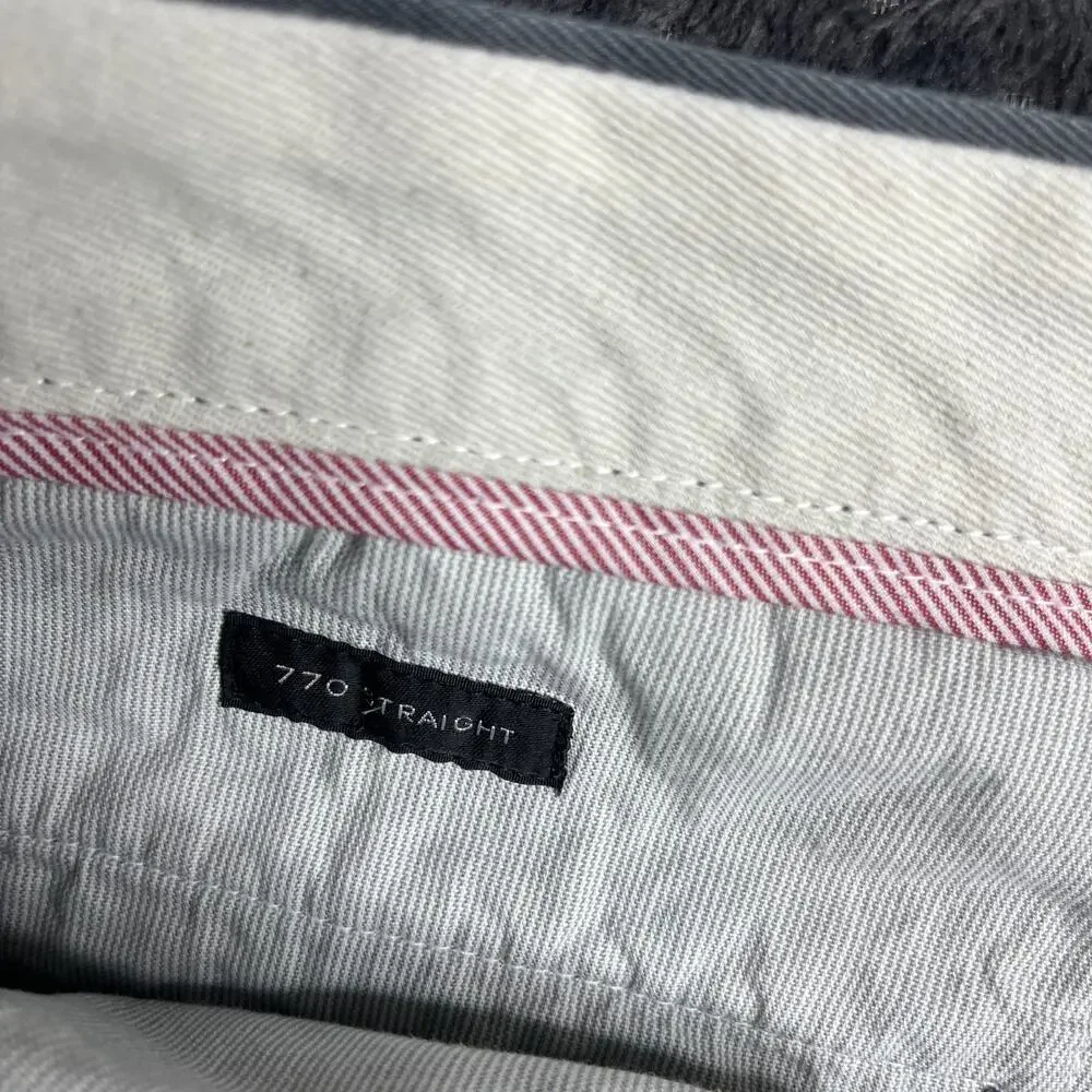 J. Crew 770 Straight Stretch Chino Pants gray W34 x L30